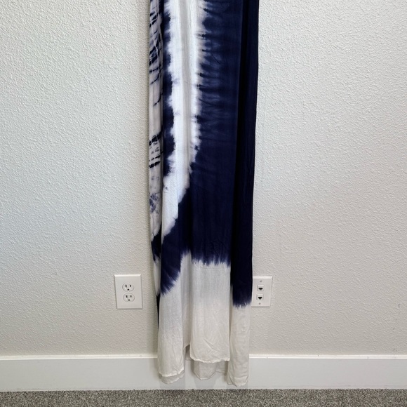 NWT Raviya Dress Tie Dye Maxi Length Vacation Boho Beaded Lightweight Resortwear - Picture 7 of 8